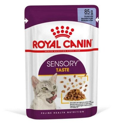 Влажный корм для кошек Royal Canin Sensory Taste 12 шт. х 85 г (кусочки в желе)