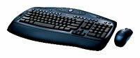 Клавиатура и мышь Logitech Cordless Desktop LX 500 Black USB+PS/2