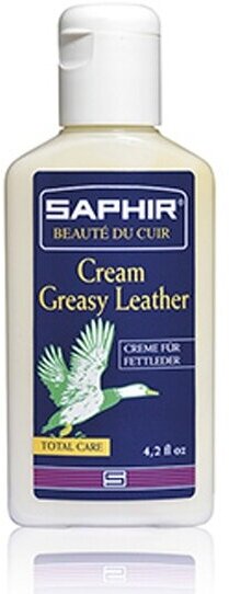 Saphir Бальзам для жированых кож Cream Greasy Leather neutral, 125 мл - фотография № 7