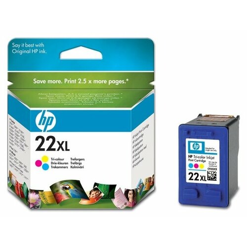 Картридж HP C9352CE, 415 стр, многоцветный 1bk yougnink ink cartridge remanufactured replacement for hp21 22 hp 21xl 22 xl for deskjet envy d1420 d1430 d1445 d1455 printer