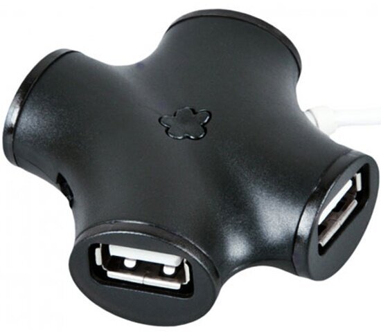 Разветвитель USB Cbr USB HUB CH 100 Black