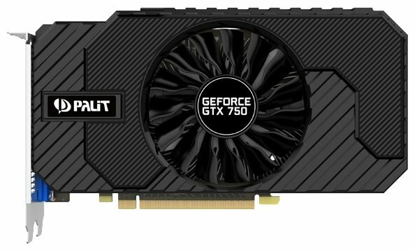 Видеокарта Palit GeForce GTX 750 StormX OC 1GB (NE5X750THD01-2065F), Retail