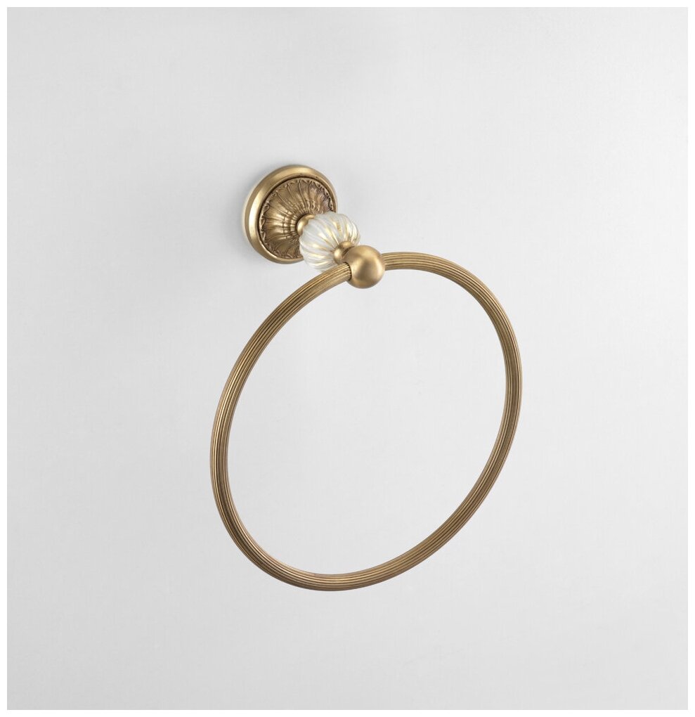 Полотенцедержатель кольцо IL PARALUME MARINA SET TOPAZIO BA103/OVTO бронза 210x240x80