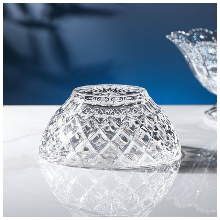 Салатник Crystal Bohemia Diamond 12,6 см хрусталь Crystal Bohemia A.S. - фото №6