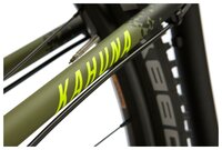 Горный (MTB) велосипед KONA Kahuna (2018) matt black/olive/olive/yellow decals S (164-173) (требует 