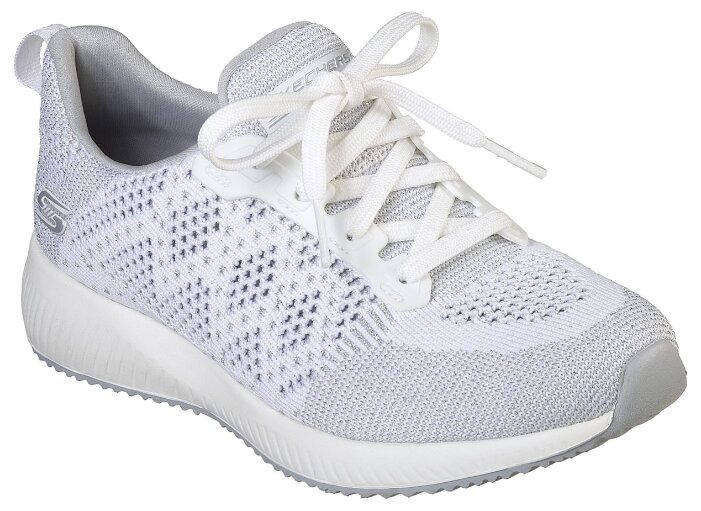 skechers bobs squad white