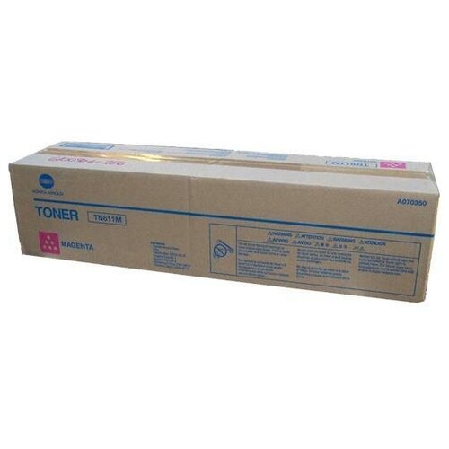 Тонер Konica-Minolta bizhub C451/C550/C650 TN-611M magenta (туба 390г) ELP Imaging® тонер konica minolta bizhub 223 283 363 423 tn 217 tn 414 туба 512г elp imaging