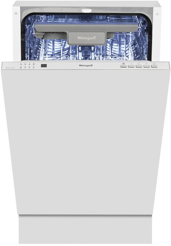 Посудомоечная машина встраив. Weissgauff BDW 4134 D 2100Вт узкая/черный