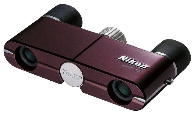 Бинокль Nikon 4x10 DCF красный