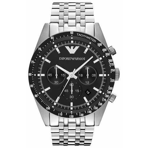 Наручные часы EMPORIO ARMANI AR5988, серебряный, черный