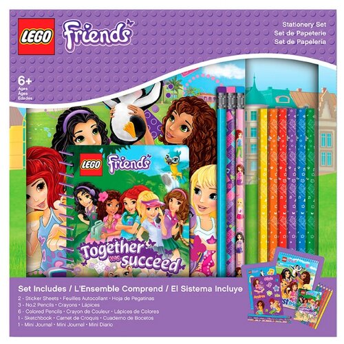 Канцелярский набор LEGO Friends (51607), 13 пр.