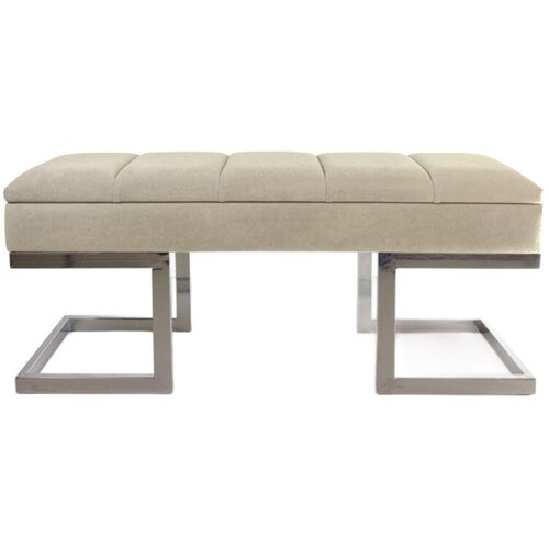 Банкетка Hi-Tech 321 (топлен. молоко), Размер 70x35x45