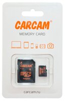 Карта памяти CARCAM microSDHC Class 10 UHS-I U1 16GB + SD adapter