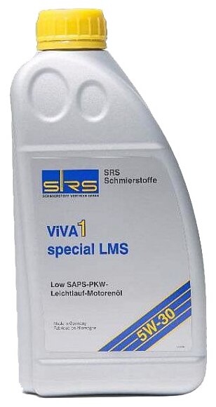 Масло моторное SRS VIVA 1 special LMS 5W30 1л