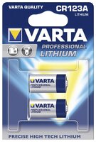 Батарейка VARTA 6205 CR123A BL2 Professional Lithium 2 шт блистер