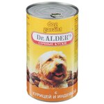 Консервы Dr. Alders Dog Garant для взрослых собак с курицей и индейкой 1230 гр х 12 шт - изображение