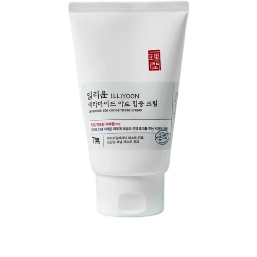 Активный восстанавливающий барьер крем ILLIYOON Ceramide Ato Concentrate Cream с керамидами для лицам и тела, корейская косметика, 200 мл