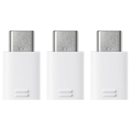 фото Переходник Samsung microUSB - USB Type-C (EE-GN930K) комплект белый
