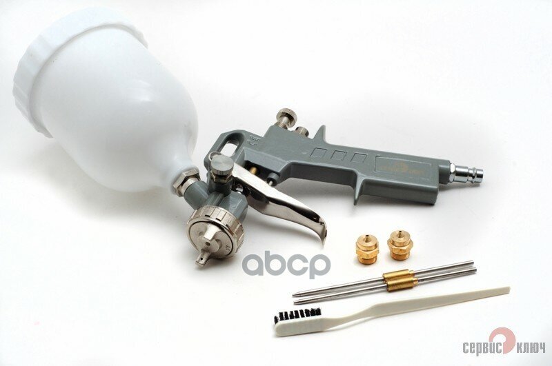 Краскораспылитель пневматический Сервис Ключ с верхним бачком 70603 - фото №3
