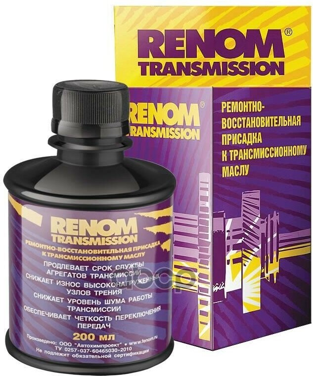 Fenom Ремонтно-Восстановительная Присадка К Трансмисионному Маслу (200Ml) Fenom арт. FN765