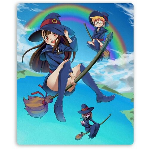 Коврик для мышки прямоугольный Little Witch Academia Atsuko Kagari, Lotte Yansson, Sucy Manbavaran anime little witch academia acrylic keychain cartoon figure diana cavendish sucy manbavaran pendant keyring gifts accessories