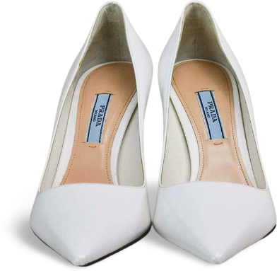 Туфли Prada, размер 36.5, белый