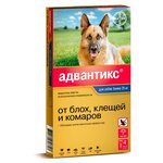 Адвантикс (Bayer) капли от блох и клещей инсектоакарицидные (4 пипетки) для собак и щенков более 25 кг - изображение