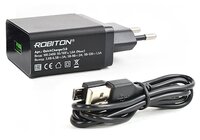 Сетевая зарядка ROBITON QuickCharger3.0 черный