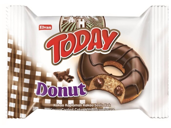 Elvan Пончик Today Donut какао