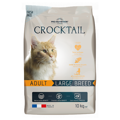 FLATAZOR CROCKTAIL ADULT LARGE BREED для взрослых кошек крупных пород (10 кг)