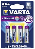 Батарейка VARTA 6103 FR03 BL4 Professional Lithium