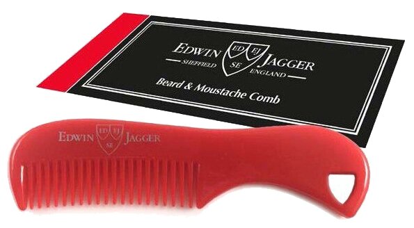 Расческа для усов и бороды Edwin Jagger Beard & Moustache Comb