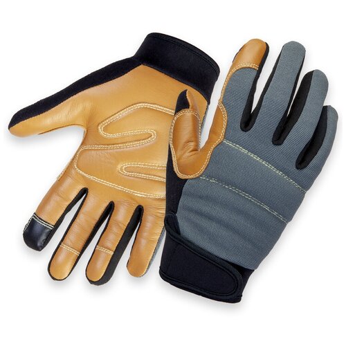 Перчатки антивибрационные Jeta Safety Omega JAV06, размер 9/L перчатки jeta safety omega jav06 кожаные виброзащитные 9 l коричневые