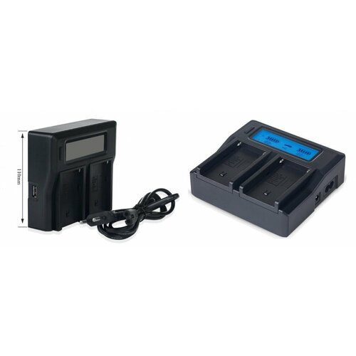 Зарядное устройство для аккумуляторных батареек DC-LCD-LPE4/19 для Canon LP-E4/4N/LP-E19 зу для nikon en el18 и canon lp e4 lp e4n lp e19