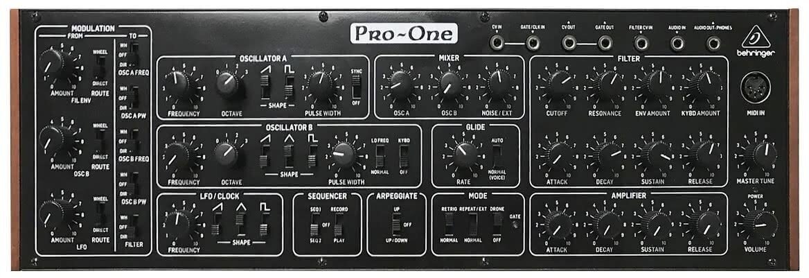 Behringer PRO-1 звуковой модуль, аналоговый синтезатор