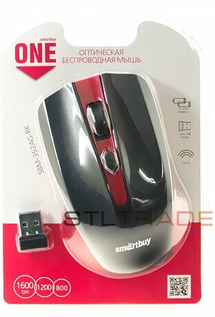 Беспроводная мышь SmartBuy SBM-352AG-RK Red-Black