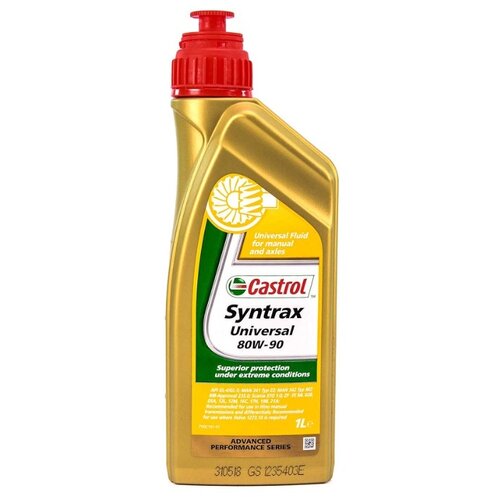 фото Трансмиссионное масло castrol syntrax universal 80w-90 1 л