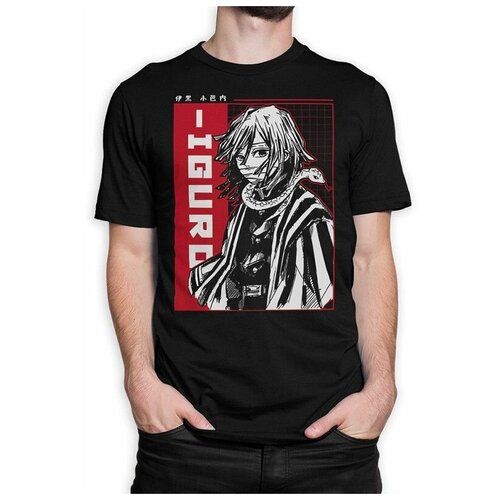 фото Футболка design heroes аниме истребитель демонов / demon slayer мужская черная xs