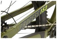 Горный (MTB) велосипед KONA Process 153 AL/DL 27.5 (2018) matt olive w/charcoal/yellow decals M (168