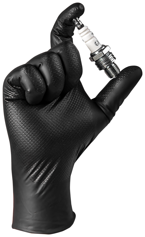 Jeta Safety Перчатки JSN 50 NATRIX нескользящие одноразовые чёрные нитриловые, разм. XL, 0,15мм, 25 пар JSN 50 NATRIX BL 10/XL 050NATRIX-BL-10-XL