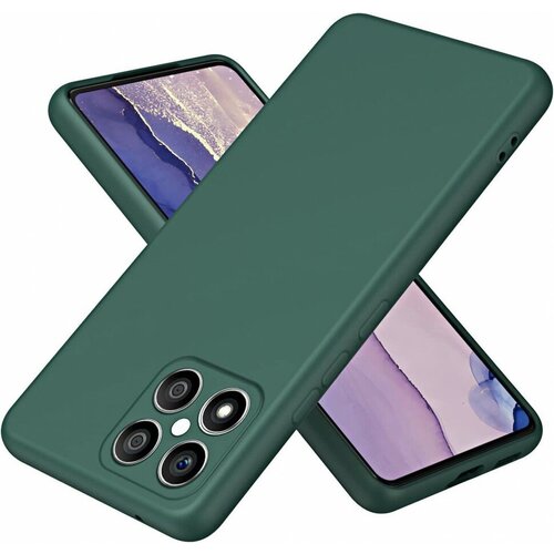 Накладка силиконовая Silicone Cover для Honor X8 2022 зелёная
