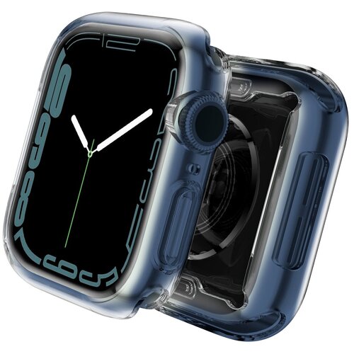 Корпус для часов Luckroute противоударный для Apple Watch 7, бесцветный