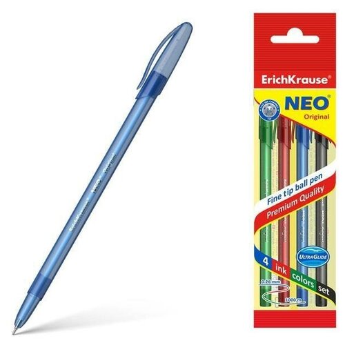 ErichKrause Ручка шариковая Erich Krause Neo Original узел 0,7мм, чернила черные 46516