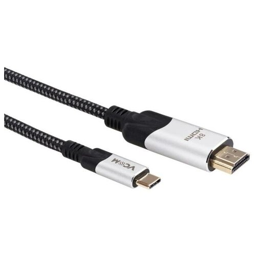 Кабель-адаптер USB 3.1 Type-Cm --> HDMI A(m) 8K@30Hz, 1.8m , Alumi Shell, VCOM кабель адаптер переходник type c hdmi 4k 3840х2160 30hz 2 метра