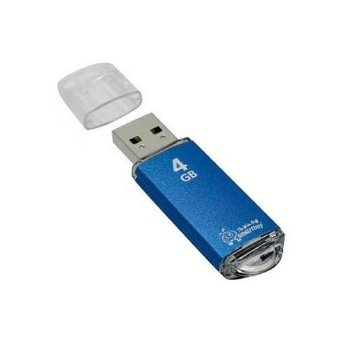 USB-флеш накопитель (SMARTBUY (SB4GBVC-B) 4GB V-CUT BLUE)