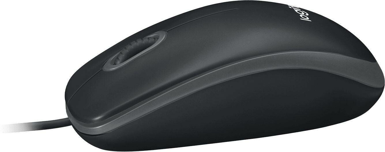 Мышь Logitech B100 for business, черный (910-003357) - фото №4