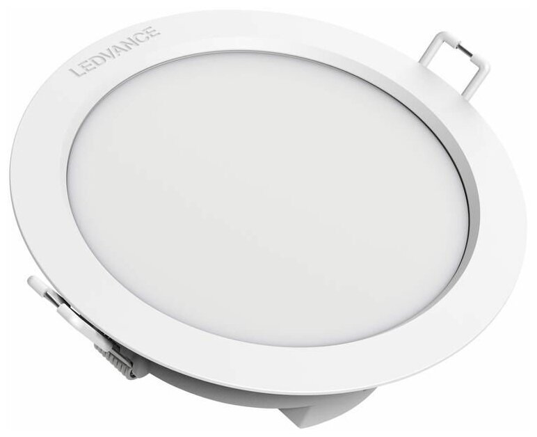 Светильник светодиодный Eco Class Downlight DL 840 WT 8Вт 4000К IP44 760лм ДВО даунлайт кругл. встраив. ультратонкий LEDVANCE 4058075644199