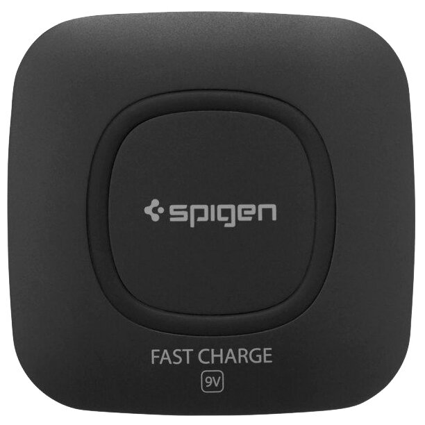 Spigen Беспроводное ЗУ Spigen Essential F301W Wireless Charger 2A Black черное 000CH20727