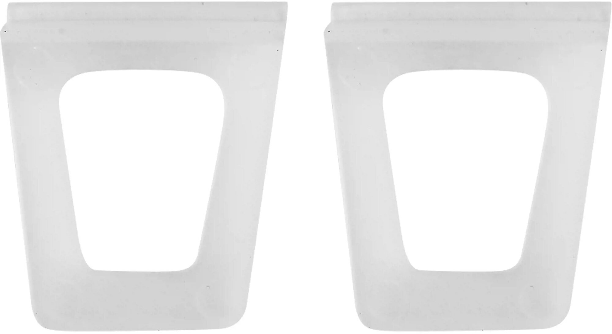 Комплект ручек для антимоскитной сетки Tech-Krep 5x2.7 см полиэстер прозрачный 2 шт.