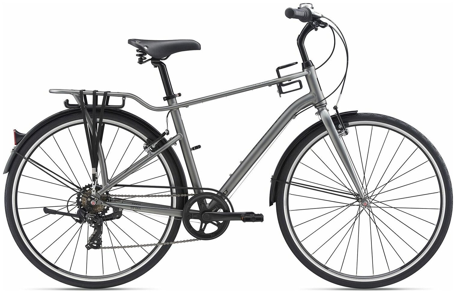 Велосипед Giant Momentum iNeed Street 28" (2021) (Велосипед Giant 21 iNeed Street 28" , S, Темно-Серый, 2105001224)